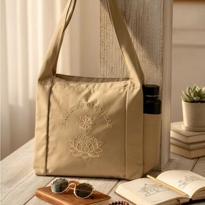 Embroidered Buddhist "Nam Mo A Di Da Phat" Messenger Bag